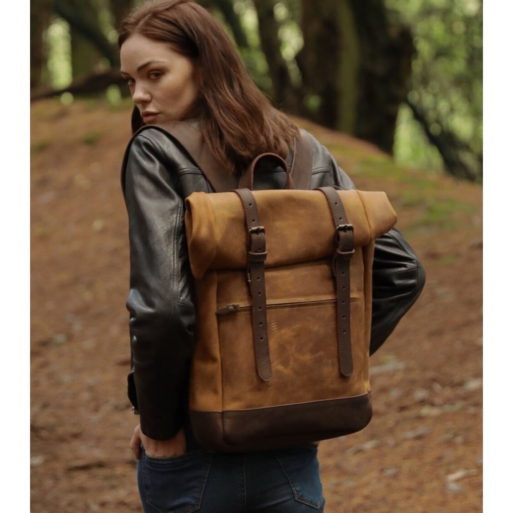 Mr Fox Rugged Handmade Leather Backpack